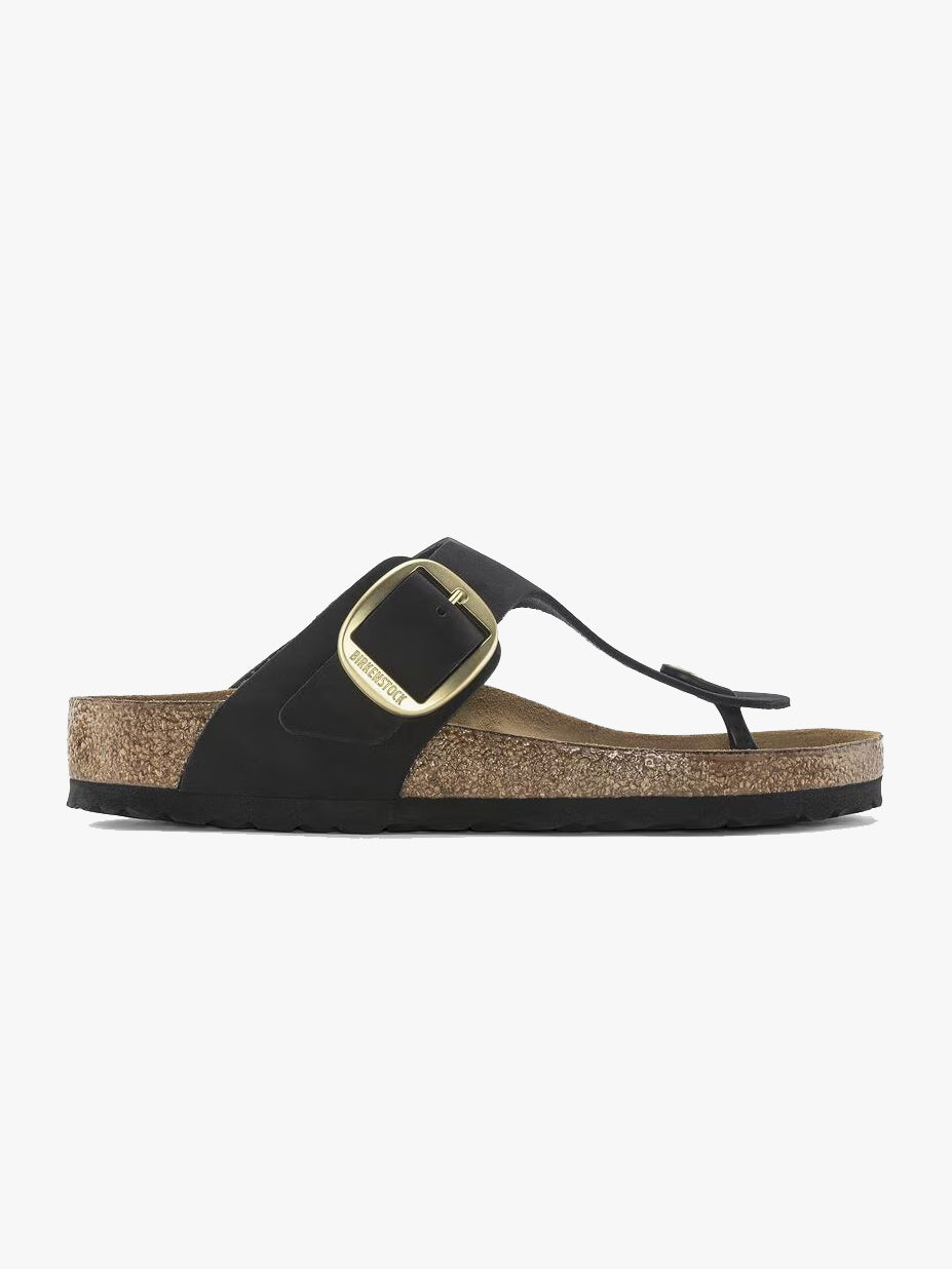 Gizeh Big Buckle Black Nubuck