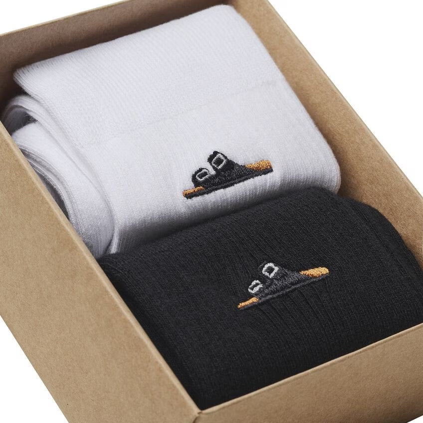 Cotton Rib 2 pack black/white