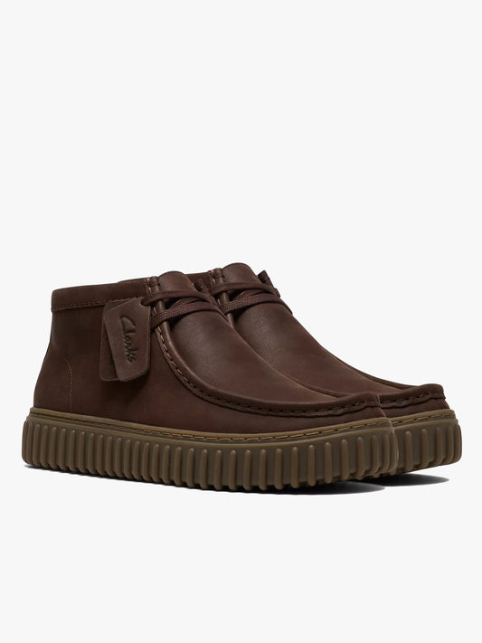 Torhill Hi - Dark brown leath.