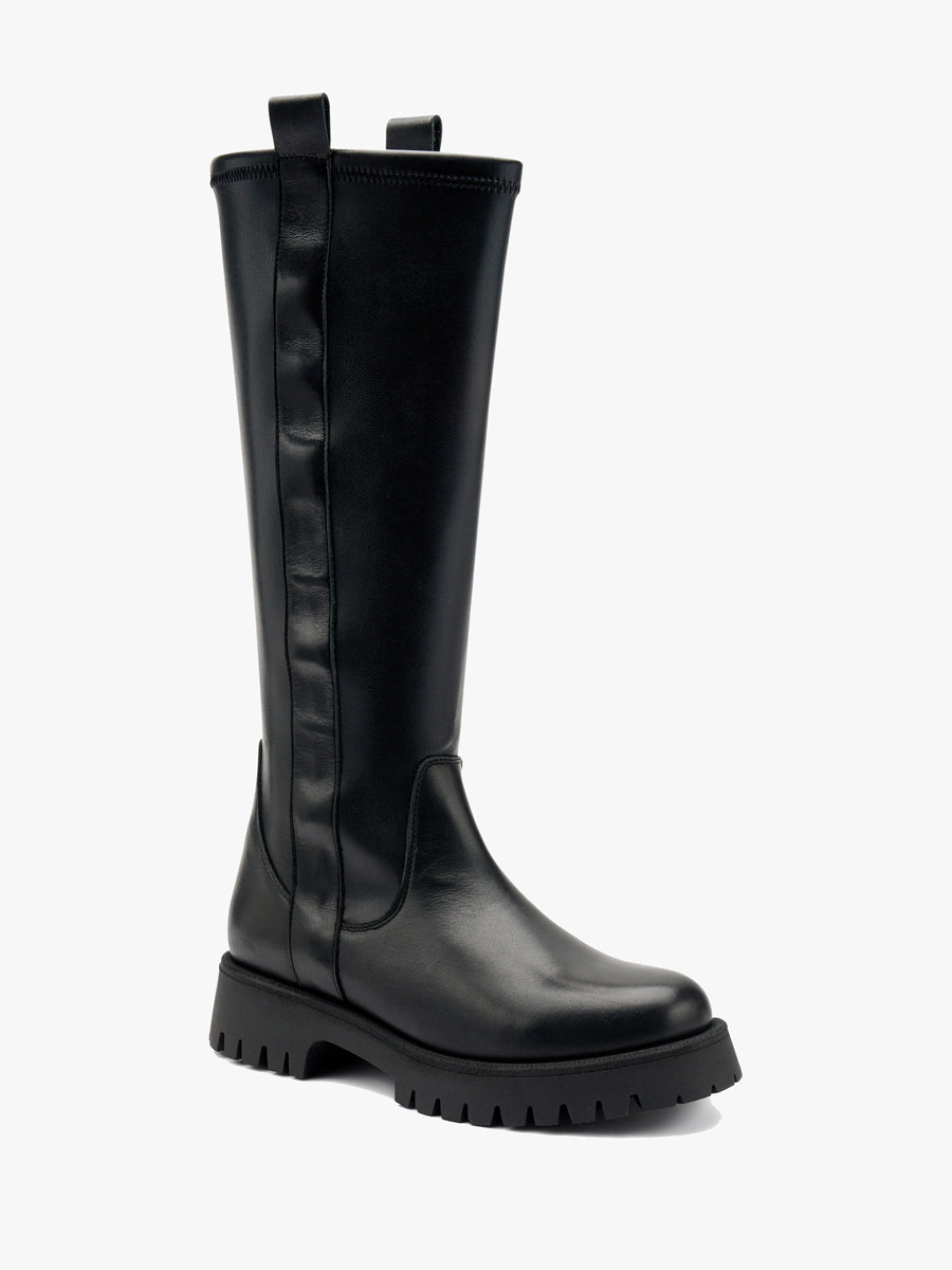 Stivale stretch nero