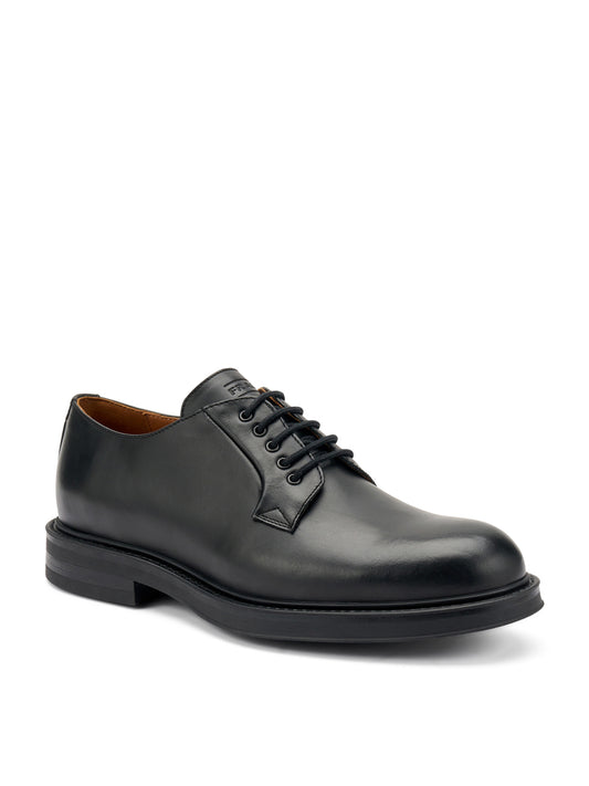 Scarpa allacciata pelle nero