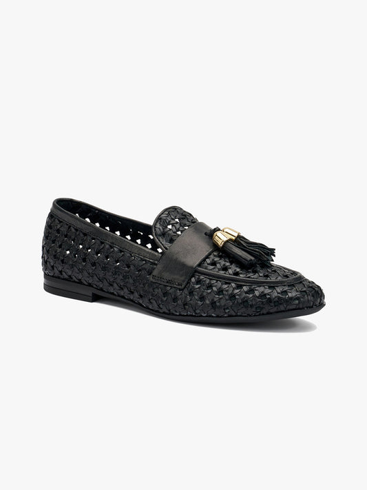 Mocassino intreccio black