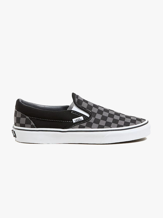 Slip-On checkerboard Blk/pwtr