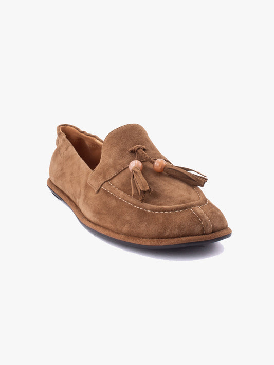 Mocassino nappina chestnut