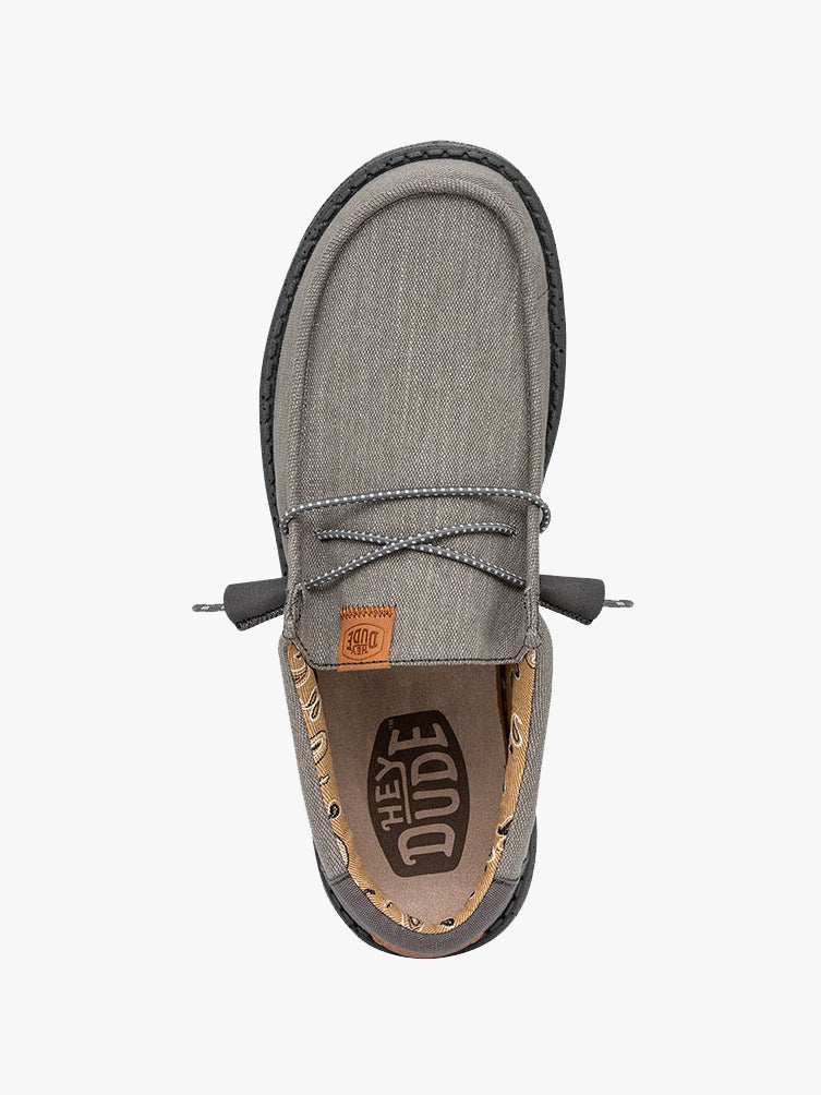 Wally Washed Canvas - Charcoal