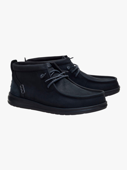 Wally Mid GripR Leather Black