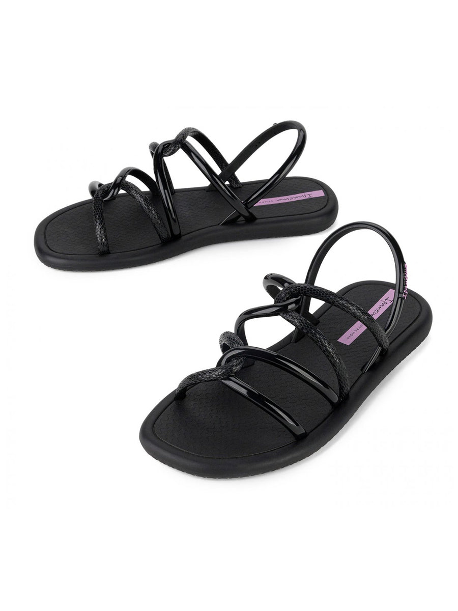 Meu Sol Sandal - Black/lilac