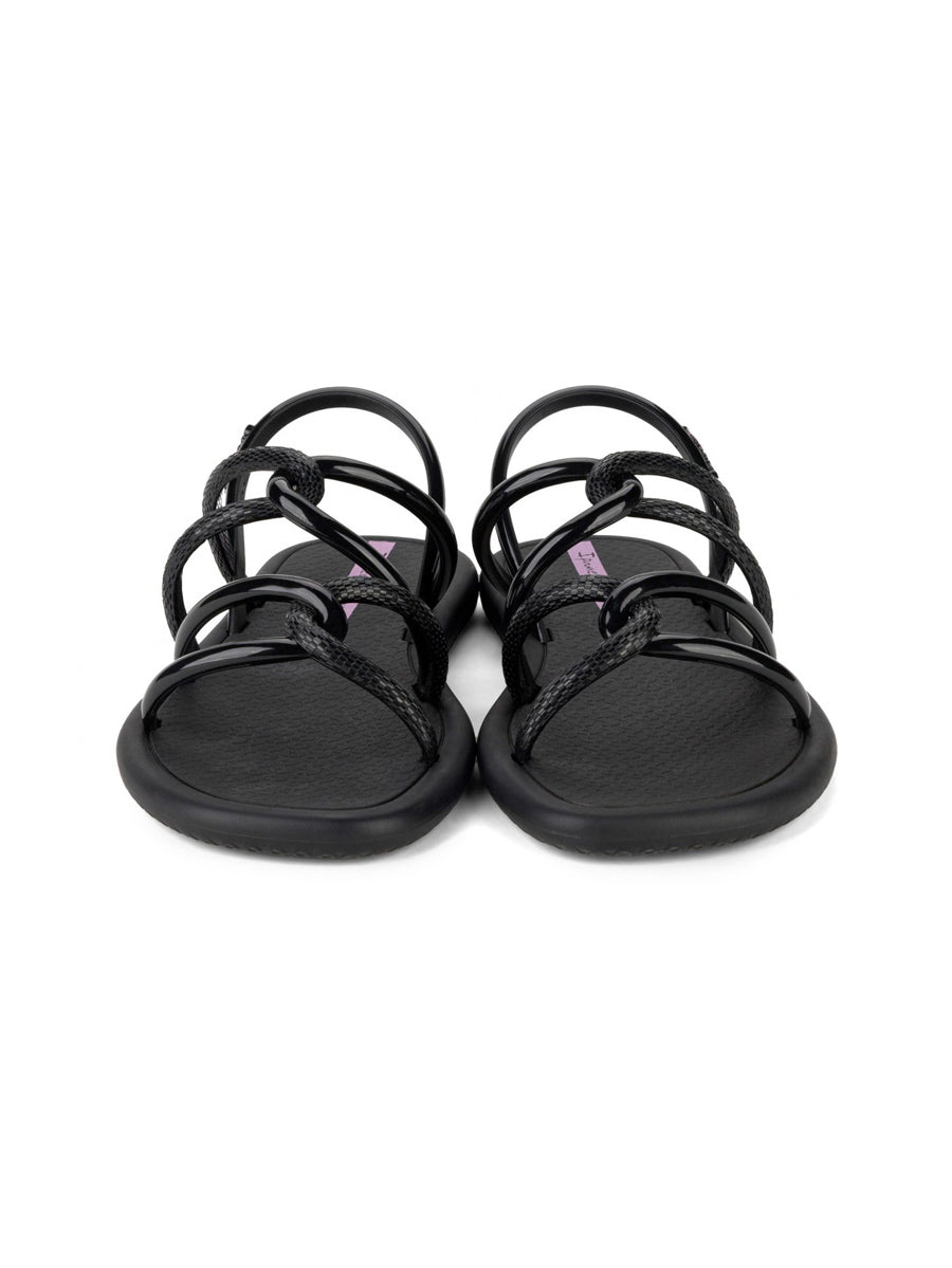 Meu Sol Sandal - Black/lilac