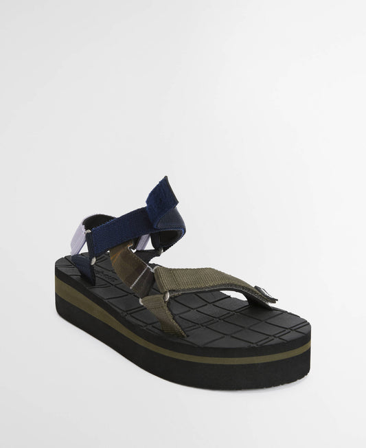 Mila sandal - Olive/Navy