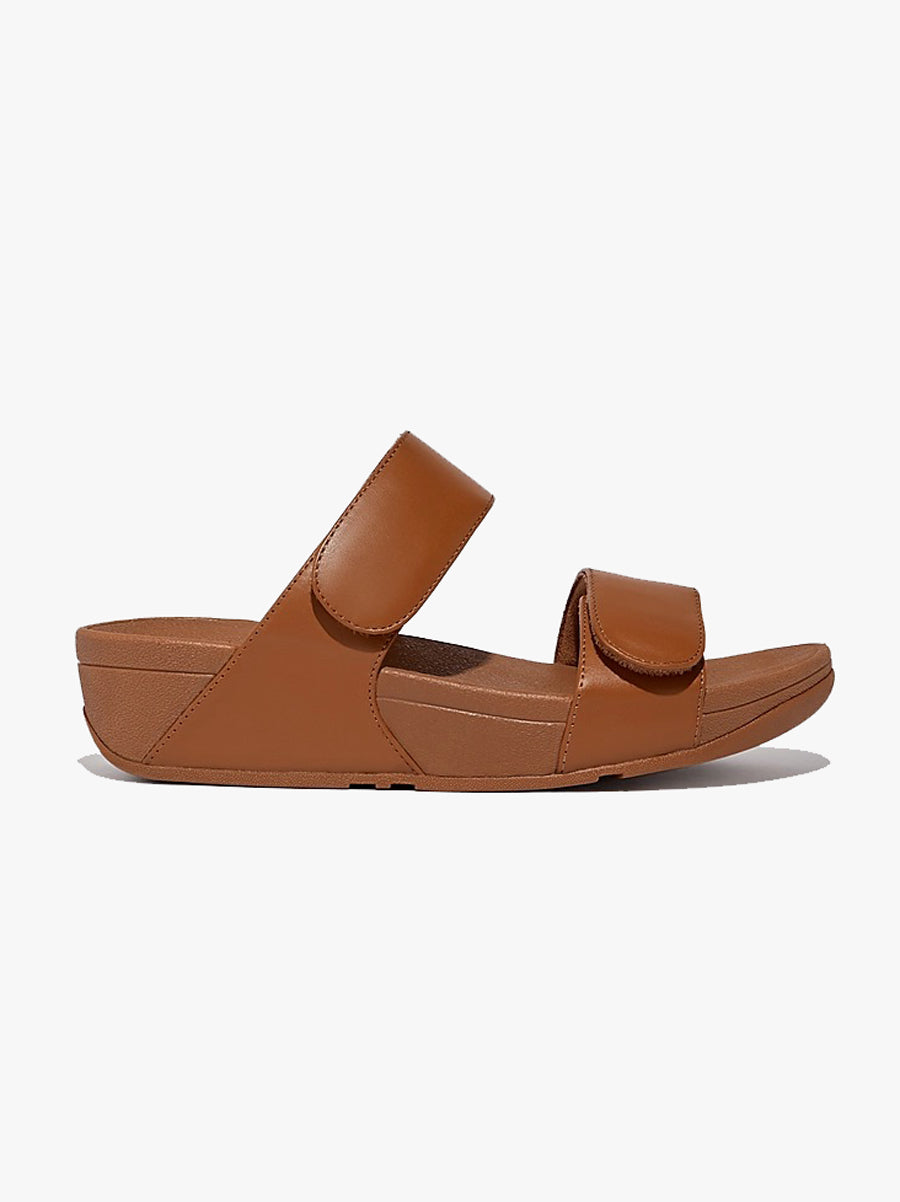 LULU VELCRO ADJ SLIDE TAN