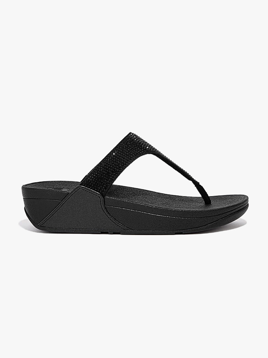 LULU TOE POST - All black