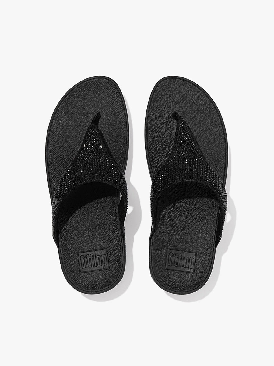 LULU TOE POST - All black