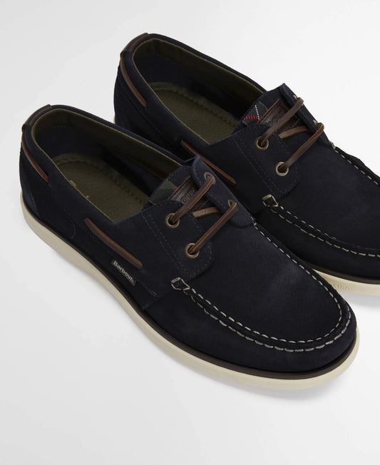 Rothley boat shoe navy suede