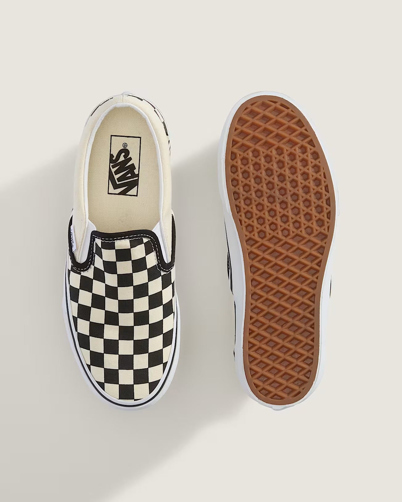 Slip-On Platform blk/wht