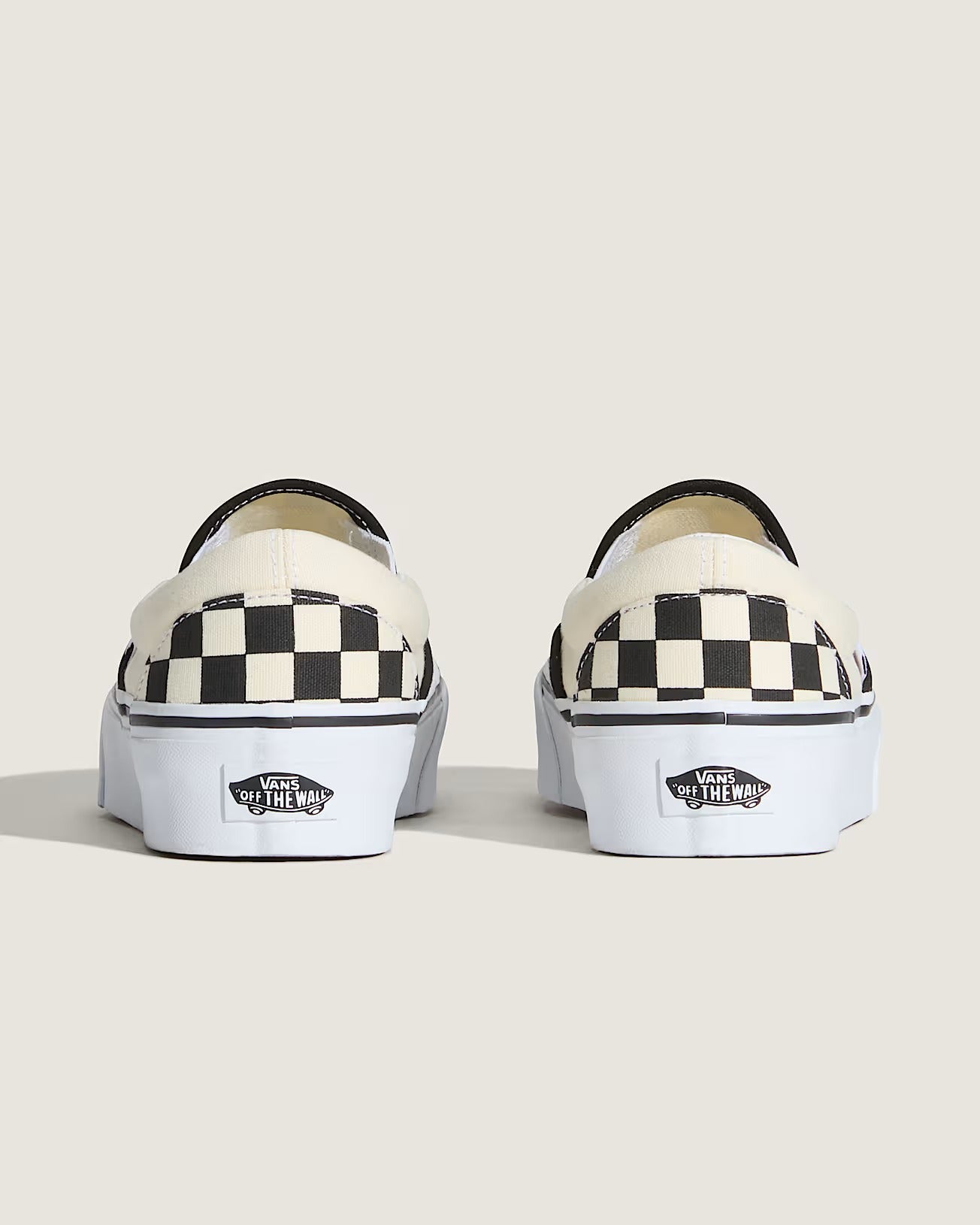 Slip-On Platform blk/wht