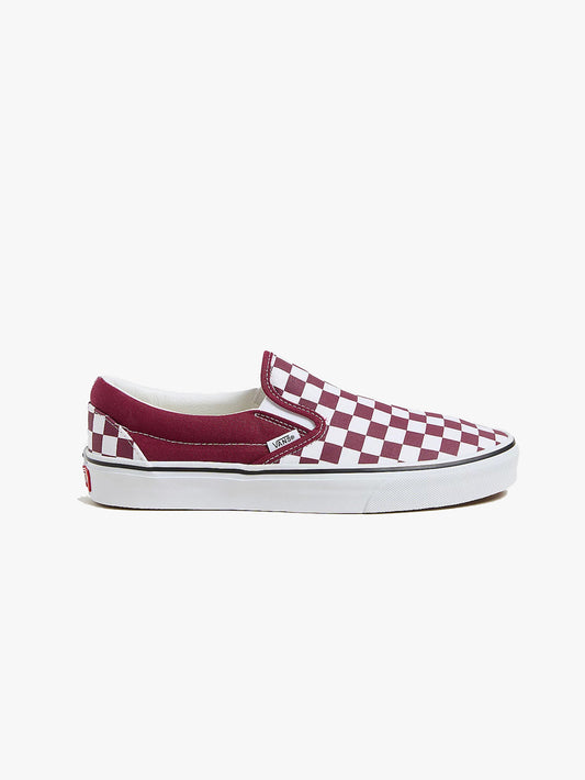 Slip-On checkerboard wht/red