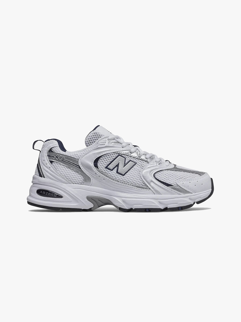 530 - White/silver/navy