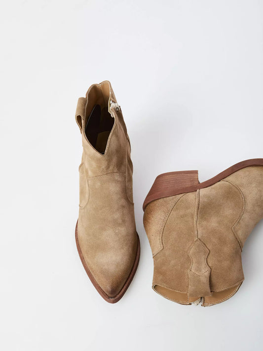 Texano basso con zip - Legno