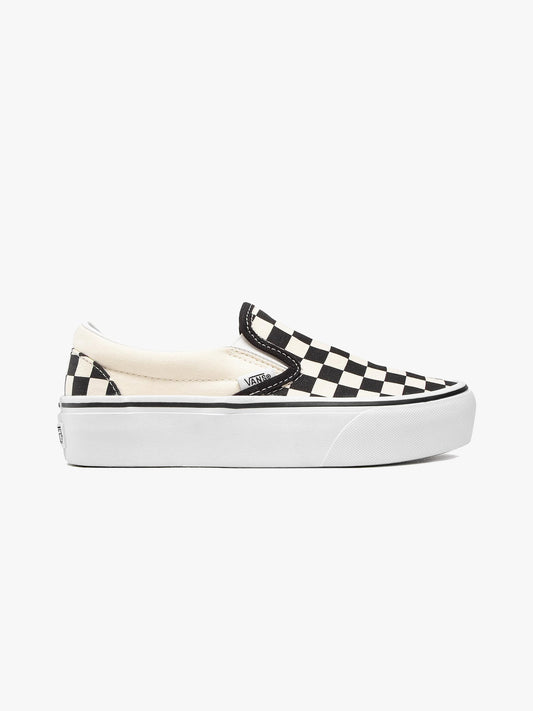 Slip-On Platform blk/wht