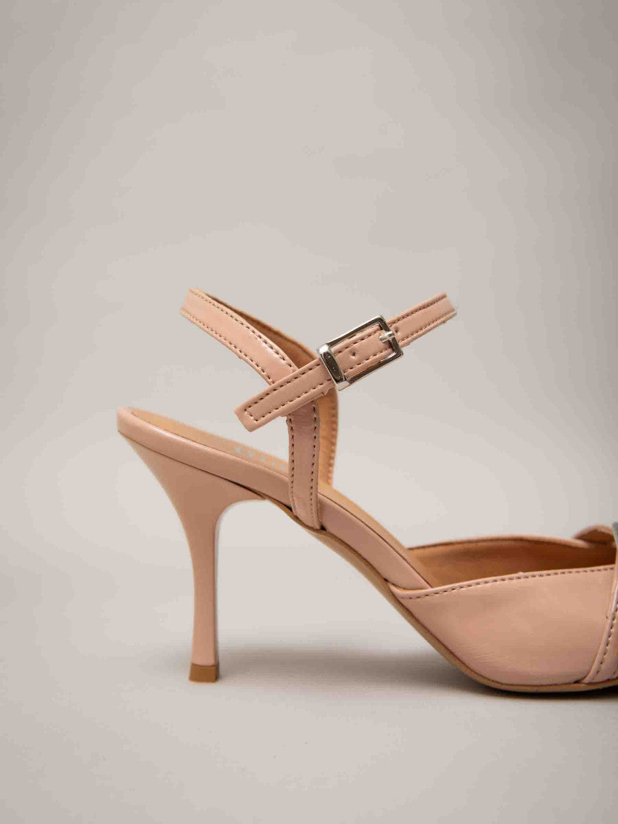 Slingback vernice rosa