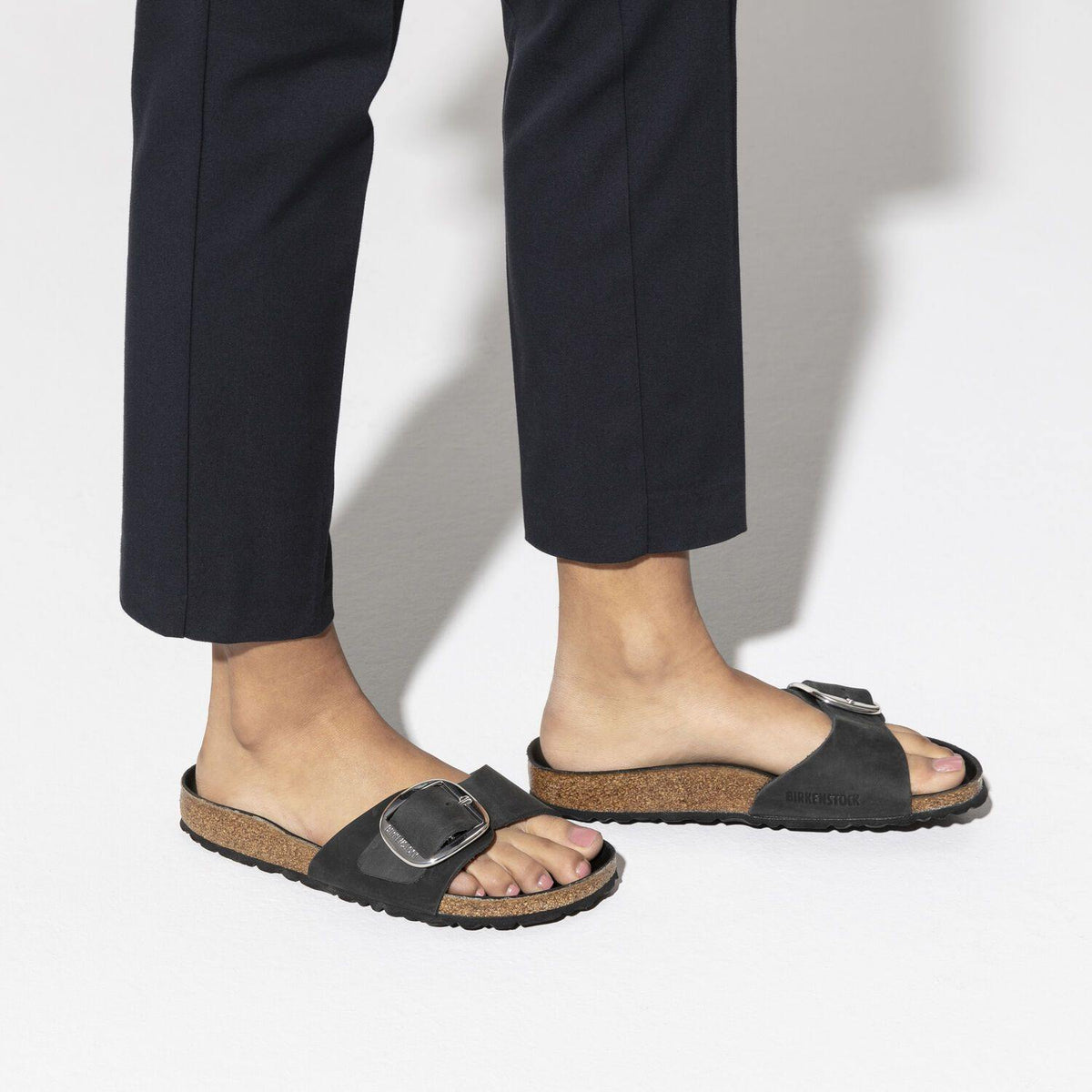 Madrid Big Buckle - Black - Bel Ami calzature