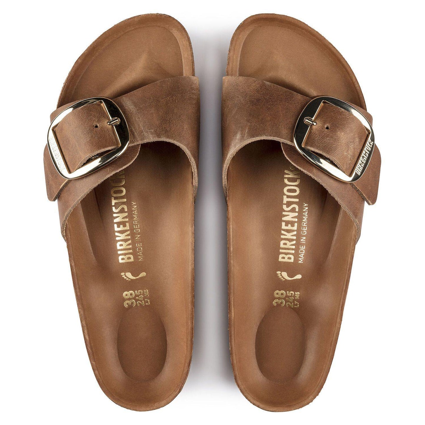 Madrid Big Buckle - Cognac - Bel Ami calzature