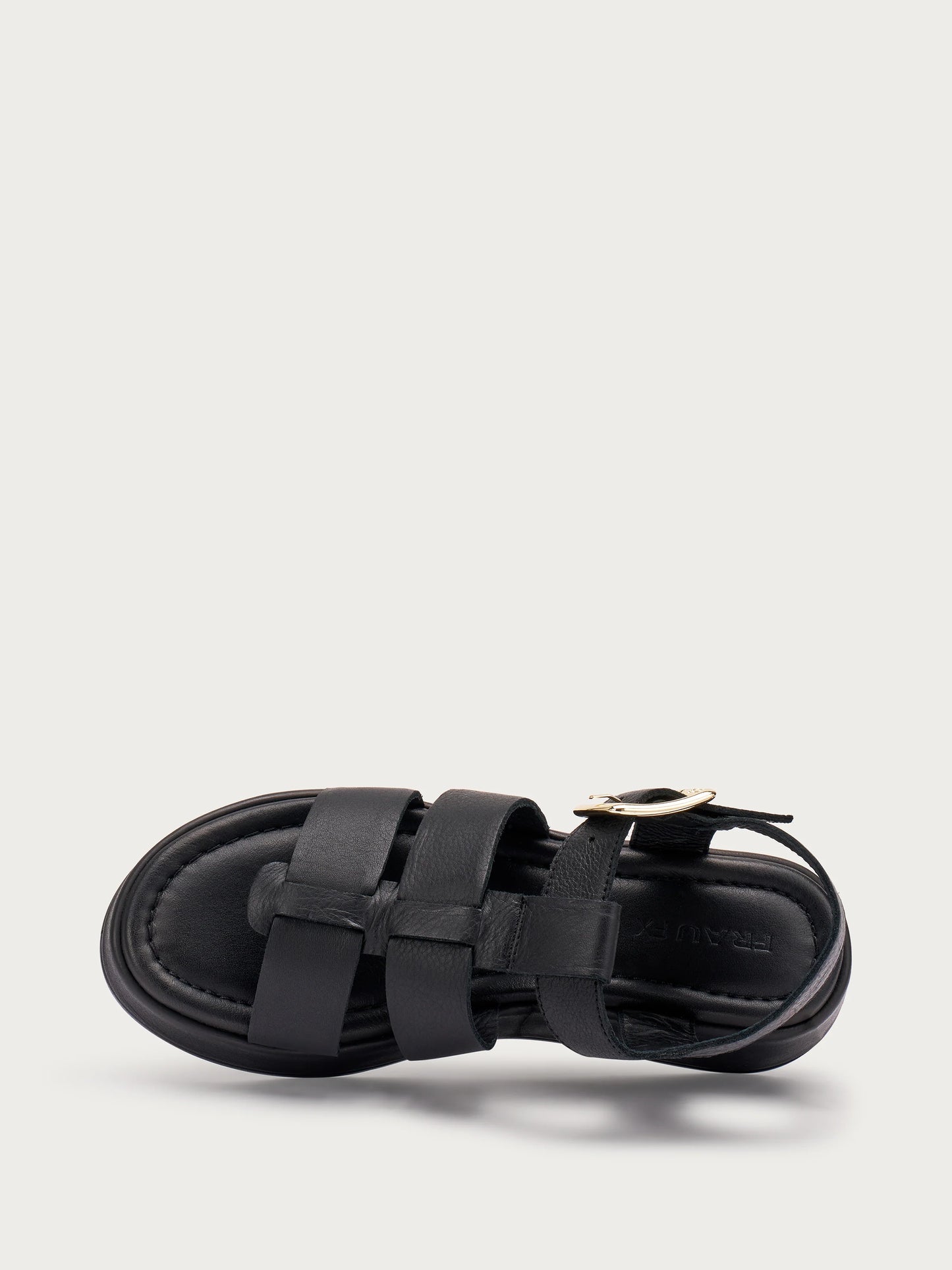 Sandalo zeppa nero