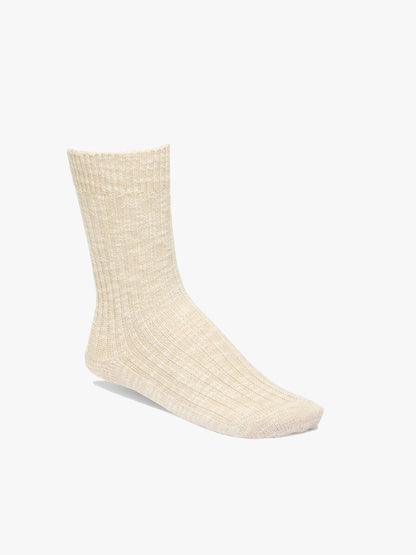 Cotton Slub beige/white