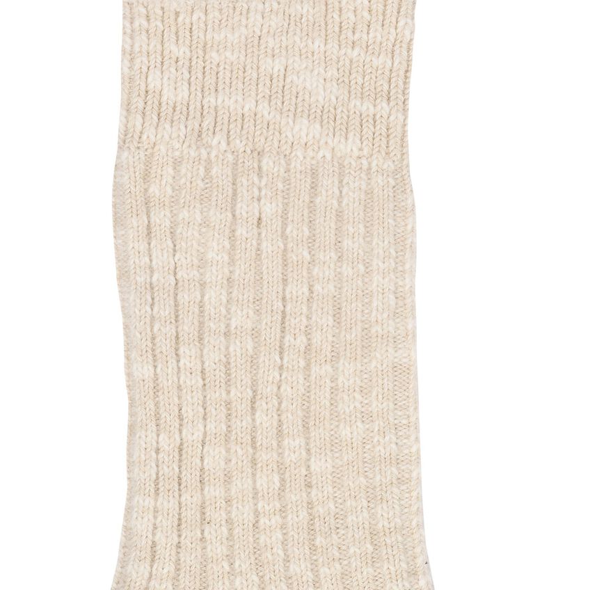 Cotton Slub beige/white