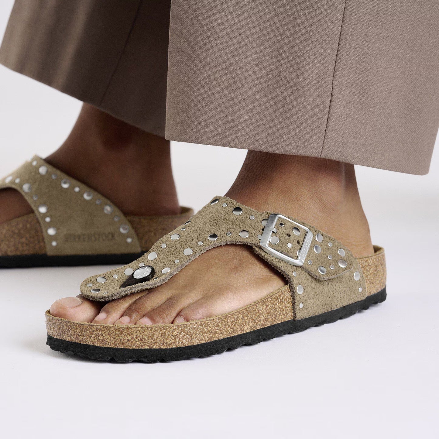 Gizeh Rivet taupe