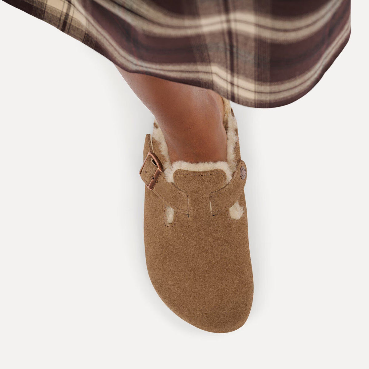 Boston Shearling dark tea