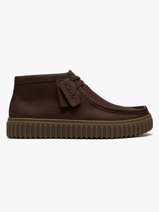 Torhill Hi - Dark brown leath.