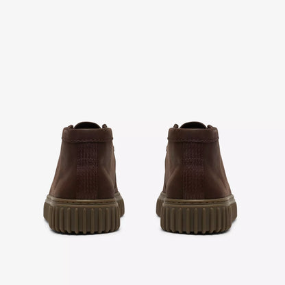 Torhill Hi - Dark brown leath.