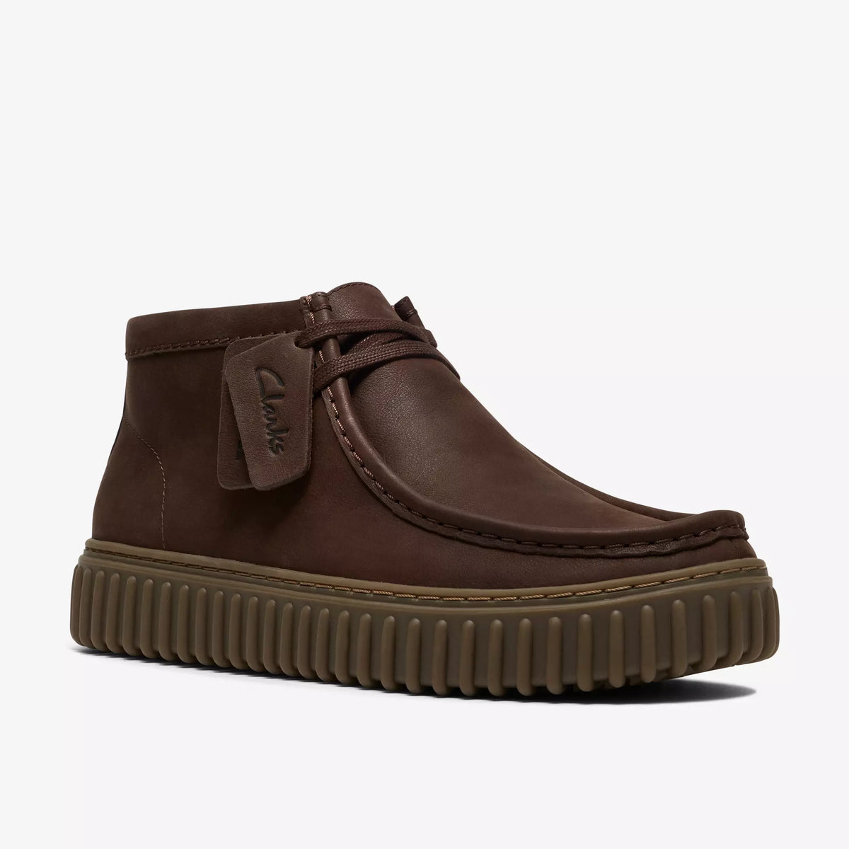 Torhill Hi - Dark brown leath.