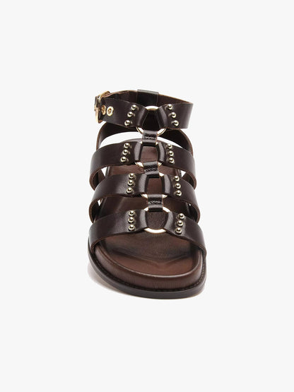 Sandalo gladiatore brown