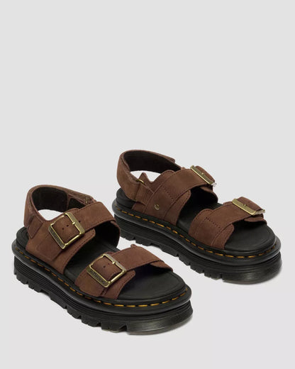 ZEBZAG SANDAL - Brown