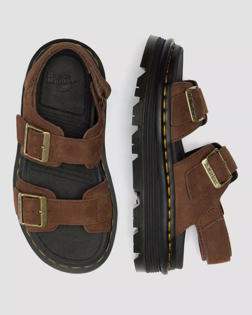 ZEBZAG SANDAL - Brown