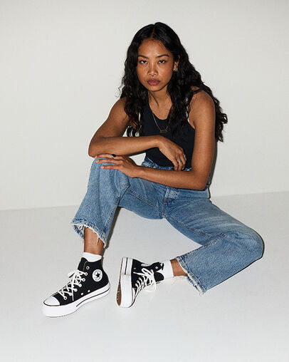 All Star Platform - Black/Wht