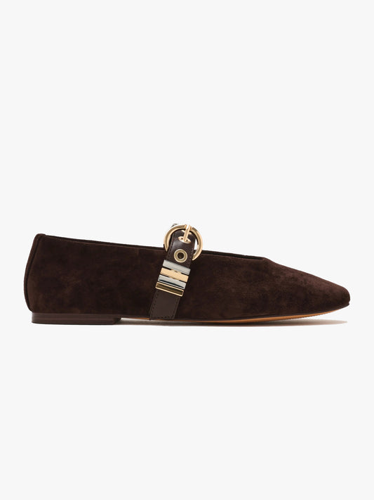 LUCIA - Brown suede