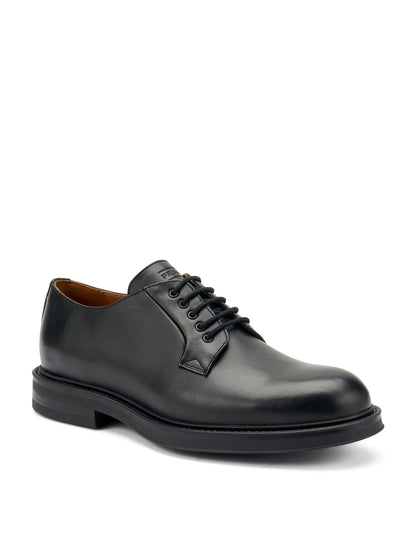 Scarpa allacciata pelle nero