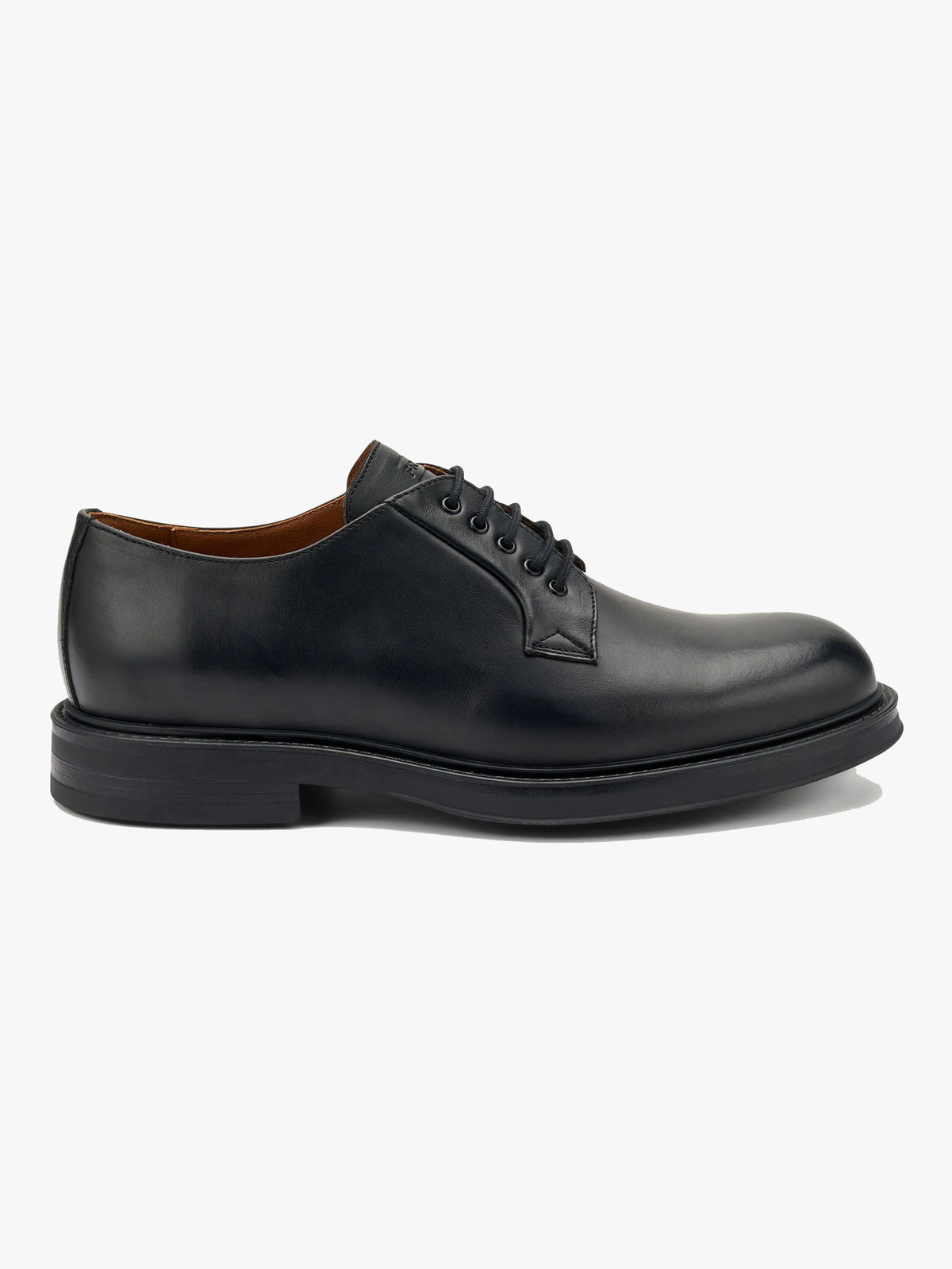 Scarpa allacciata pelle nero