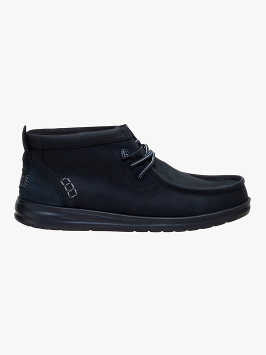 Wally Mid GripR Leather Black
