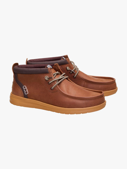 Wally Mid GripR Leather Brown