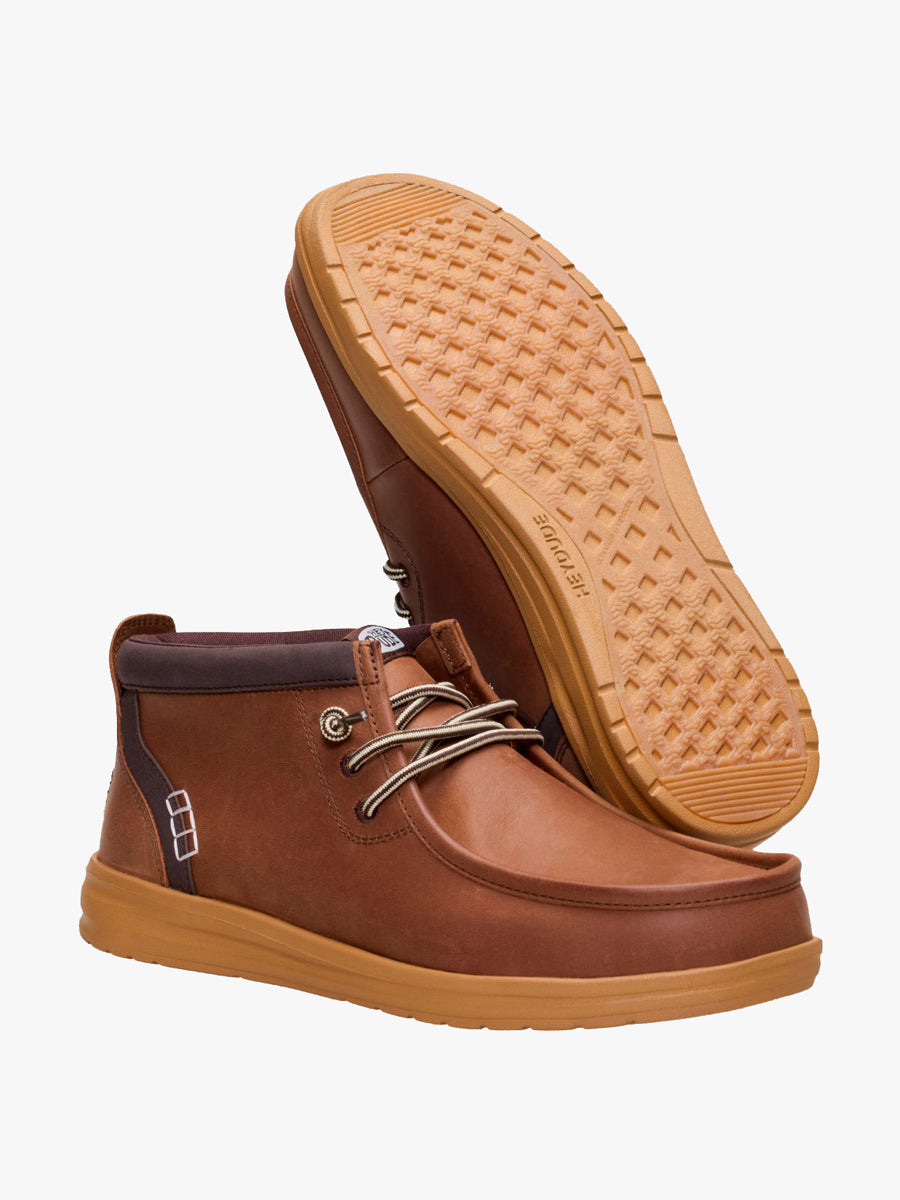 Wally Mid GripR Leather Brown