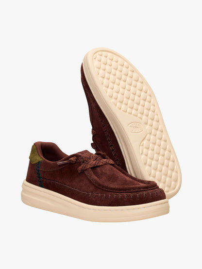 Harper Moc Crafted Suede Choco