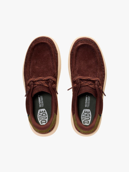 Harper Moc Crafted Suede Choco