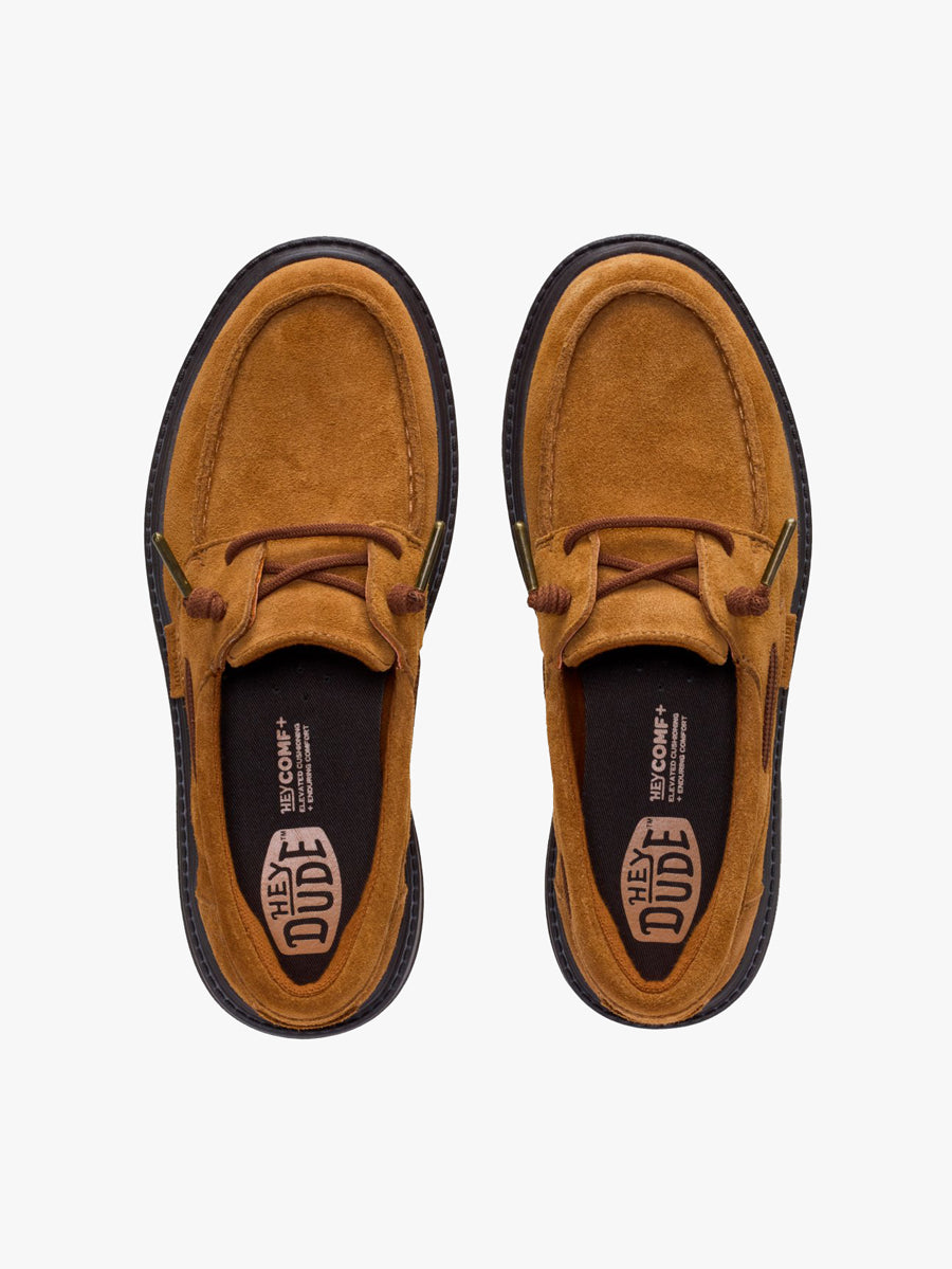 Sienna Boat Suede Brown