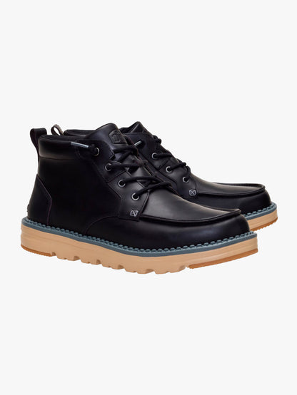 Flint Boot Leather Black