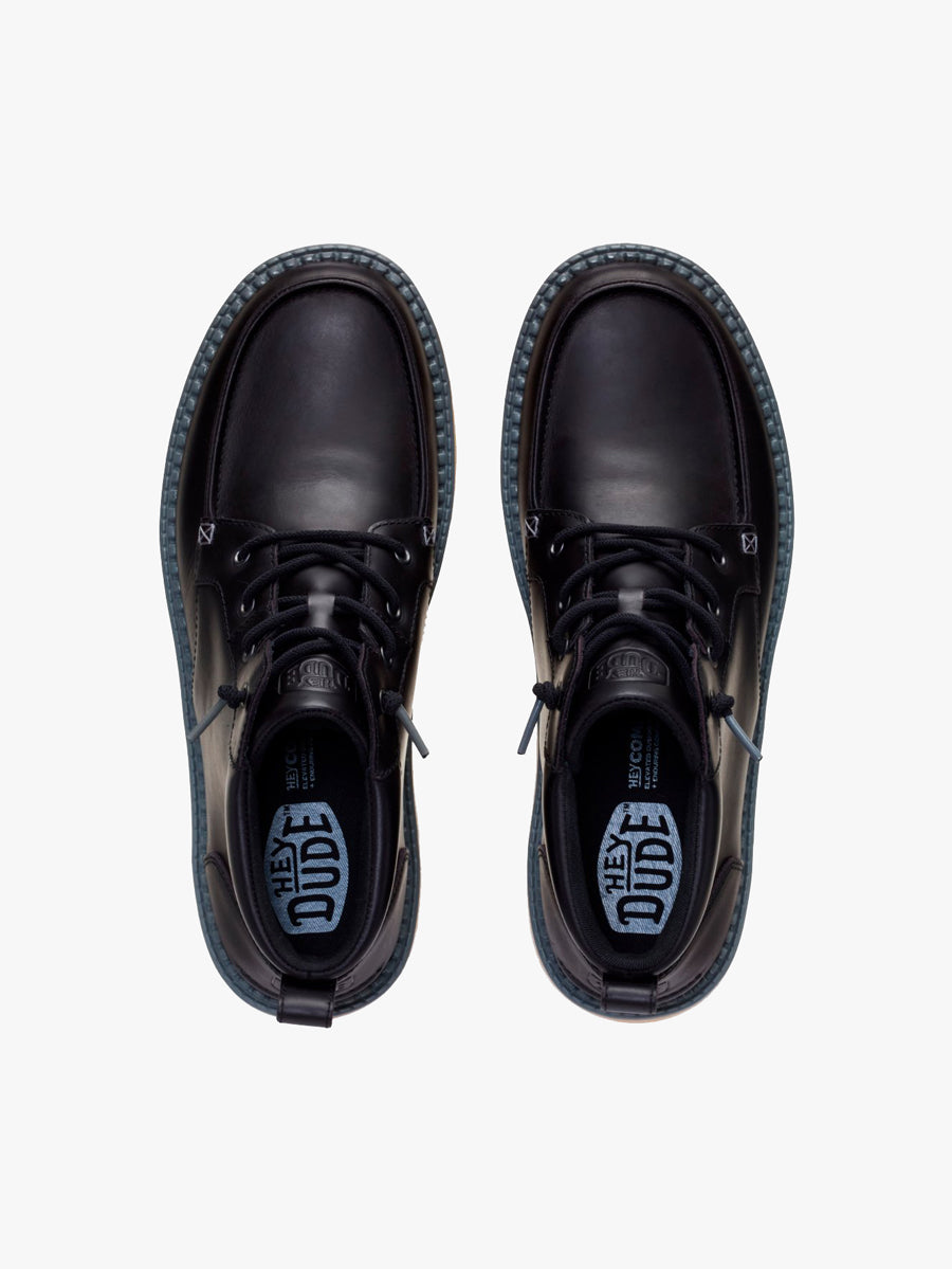 Flint Boot Leather Black