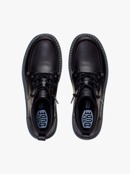 Flint Boot Leather Black